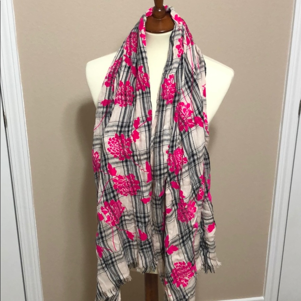NEW ANTHROPOLOGIE Velvet Wallflower Scarf